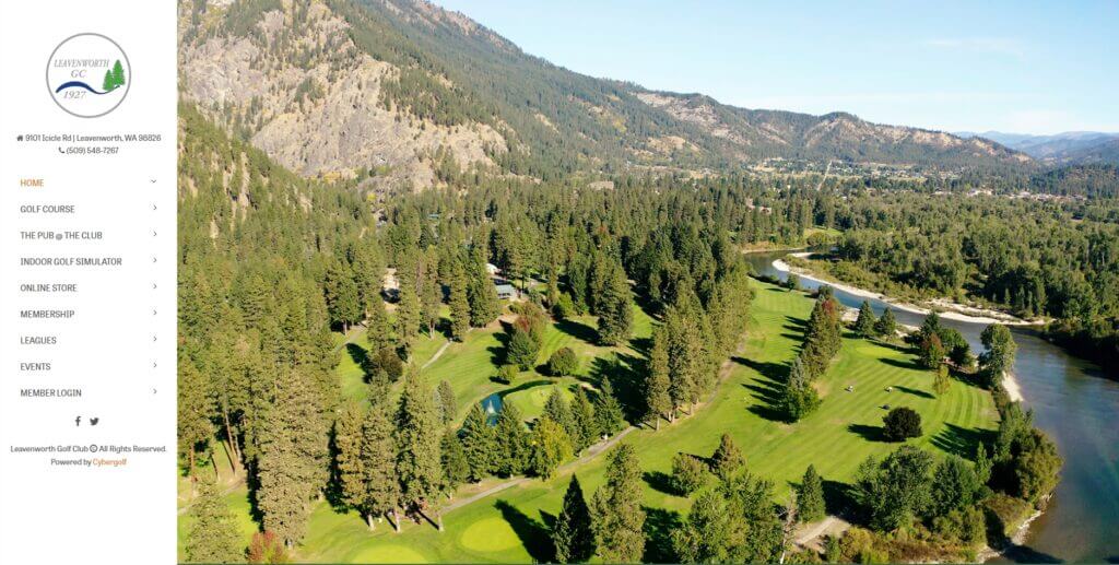 Homepage of Leavenworth Golf Club / Link: https://leavenworthgolf.com/